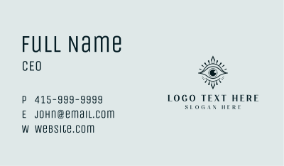 Holistic Eye Fortune Business Card Image Preview