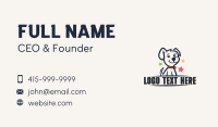 Puppy Dog Veterinary Business Card Image Preview