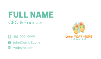 Flip Flops Slippers Footwear Business Card Preview