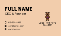 Teddy Bear Toy Business Card Image Preview