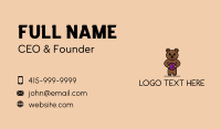 Teddy Bear Toy Business Card Preview