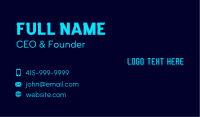 Pixel Digital Wordmark Business Card Image Preview