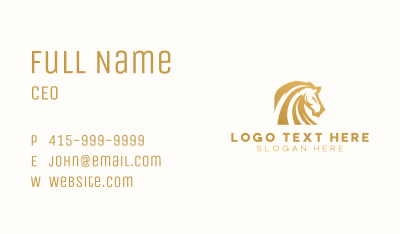 Stallion Horse Animal Business Card Image Preview
