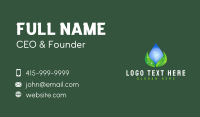 Water Drop Leaf Business Card Image Preview