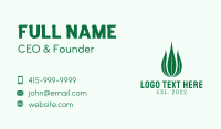 Natural Leaf Droplet Business Card Image Preview