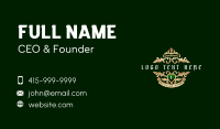 Royal Elegant Crest Business Card Preview