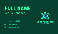 Turtle Media Player Business Card Design