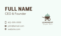 Wheelbarrow Plant Seedling Business Card Image Preview