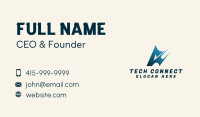 Tech Agency Letter A Business Card Image Preview