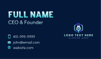 Electric Plug Charge Business Card Design