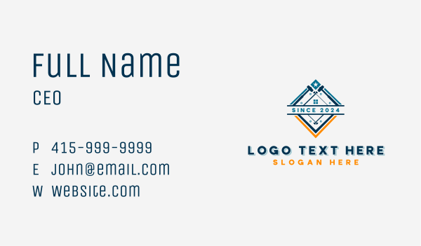 House Building Carpentry Business Card Design Image Preview