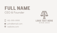 Pillar Scale Law Firm  Business Card Image Preview