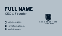 Shield Crown Lettermark Business Card Image Preview