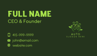 Eco Leaf Community Business Card Design