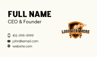 Pickleball Flame Varsity Business Card Preview