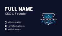 Pressure Washer Cleaner Business Card Preview