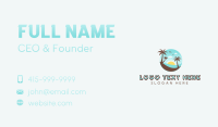 Beach Island Traveler Business Card Image Preview