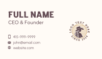 Western Rodeo Cowgirl Business Card Image Preview