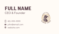 Western Rodeo Cowgirl Business Card Image Preview