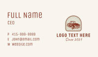 Vintage Car Garage  Business Card Image Preview