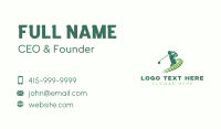 Golf Competition Golfer Business Card Preview