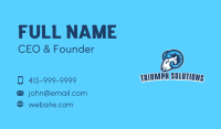 Ram Esport Mascot Business Card Design