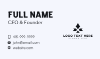 Gaming Technology Brand Letter X Business Card Preview