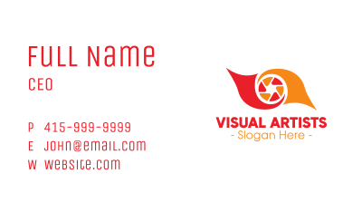 Camera Eye Business Card Image Preview
