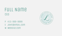 Classic Fashion Business Lettermark Business Card Image Preview