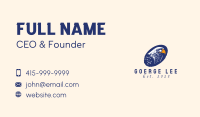 Wild Falcon Emblem Business Card Design