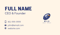 Wild Falcon Emblem Business Card Image Preview