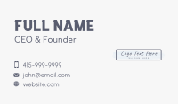 Brush Stroke Label Business Card Image Preview