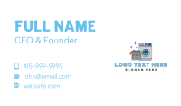 Laundry Washing Machine Business Card Image Preview