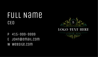 Organic Elegant Boutique Business Card Image Preview