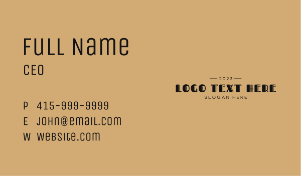 Luxury Business Wordmark Business Card Design Image Preview