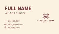 Strong Barbell Hand  Business Card Preview