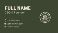 Coffee Bean Organic Business Card Image Preview