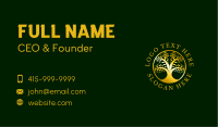 Gold Tree Plantation Business Card Image Preview