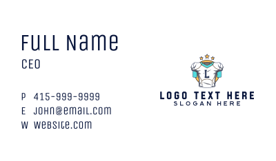 Football Sports Shirt Business Card Image Preview