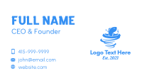 Marine Fish Whirlpool Business Card Design