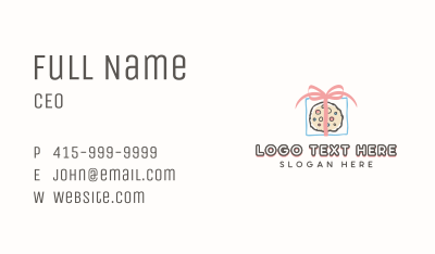 Sweet Cookies Pastry Business Card Image Preview
