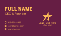 Star Wine Bar  Business Card Image Preview