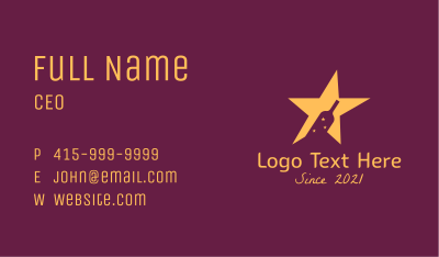 Star Wine Bar  Business Card Image Preview