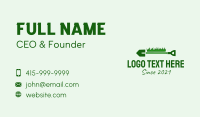 Green Grass Shovel  Business Card Preview