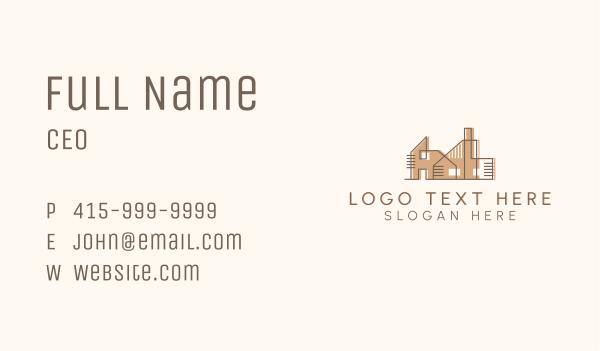 Building House Architecture Business Card Design Image Preview