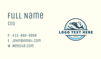 Underwater Seafood Fishing Business Card Image Preview