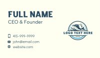 Underwater Seafood Fishing Business Card Image Preview