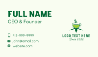 Marijuana Tea Cafe  Business Card Image Preview