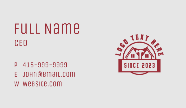 Hammer Builder Repair Business Card Design Image Preview