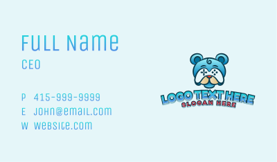 Bear Game Controller Business Card Image Preview